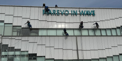 서초 유리창청소 - 잠원한강공원 서울웨이브아트센터 - 선상 빌딩 외벽 및 유리창 정밀 복원…